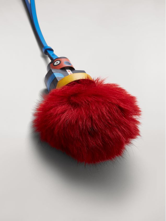 Pendant Marni Shearling and wood pendant Woman