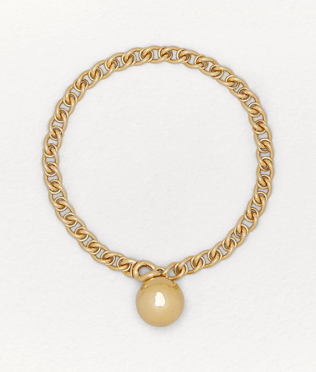 BOTTEGA VENETA NECKLACE IN STERLING SILVER Necklace Woman fp