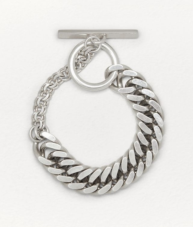 BOTTEGA VENETA BRACELET IN STERLING SILVER Bracelet Man fp