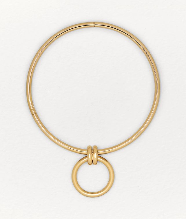 BOTTEGA VENETA NECKLACE IN STERLING SILVER Necklace Woman fp