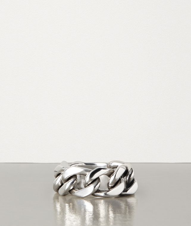 BOTTEGA VENETA RING IN STERLING SILVER Ring Man fp