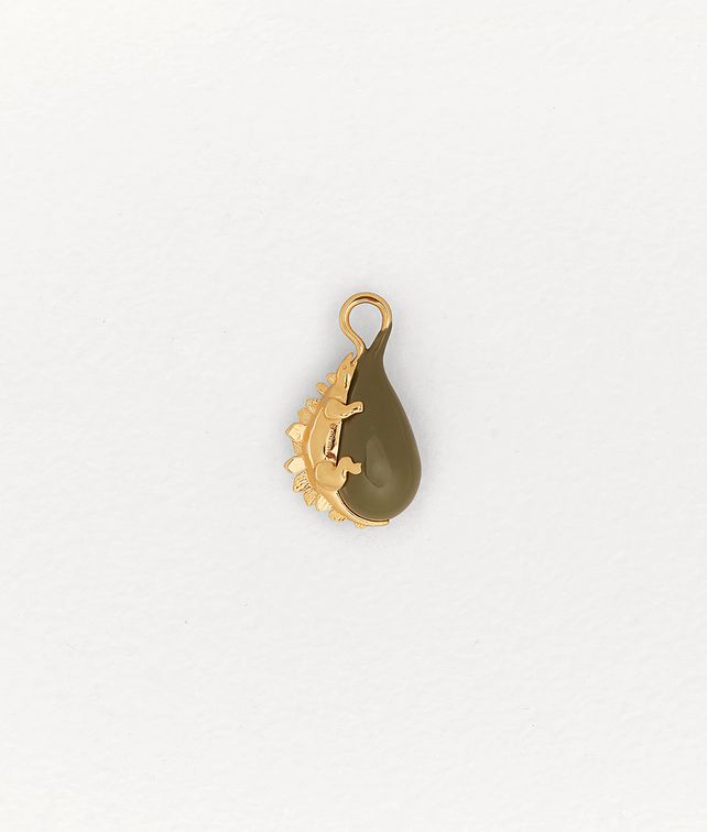 BOTTEGA VENETA PENDANT IN STERLING SILVER AND ENAMEL Necklace E fp