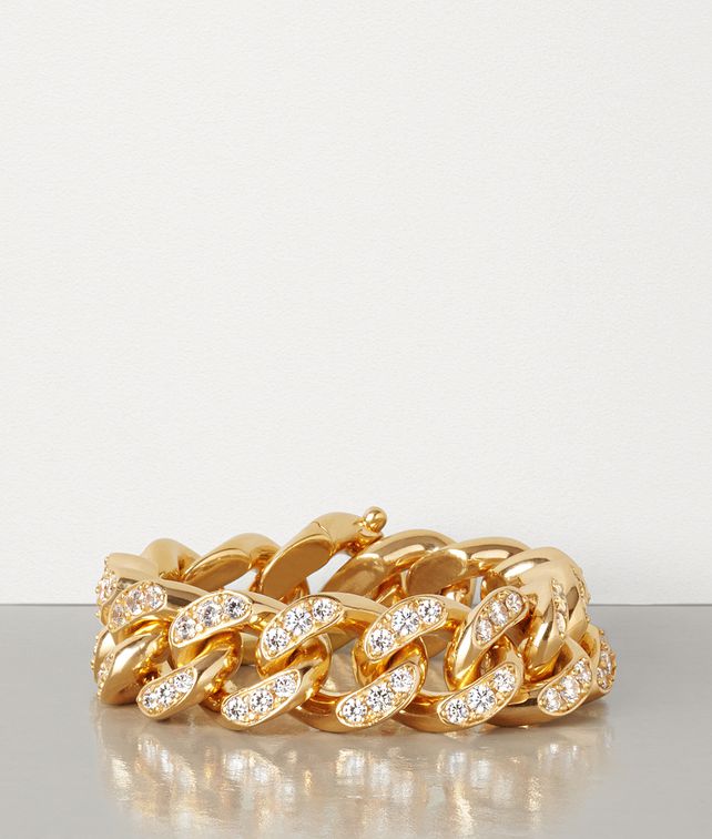 BOTTEGA VENETA BRACELET IN ZIRCONIA AND STERLING SILVER Bracelet Woman fp