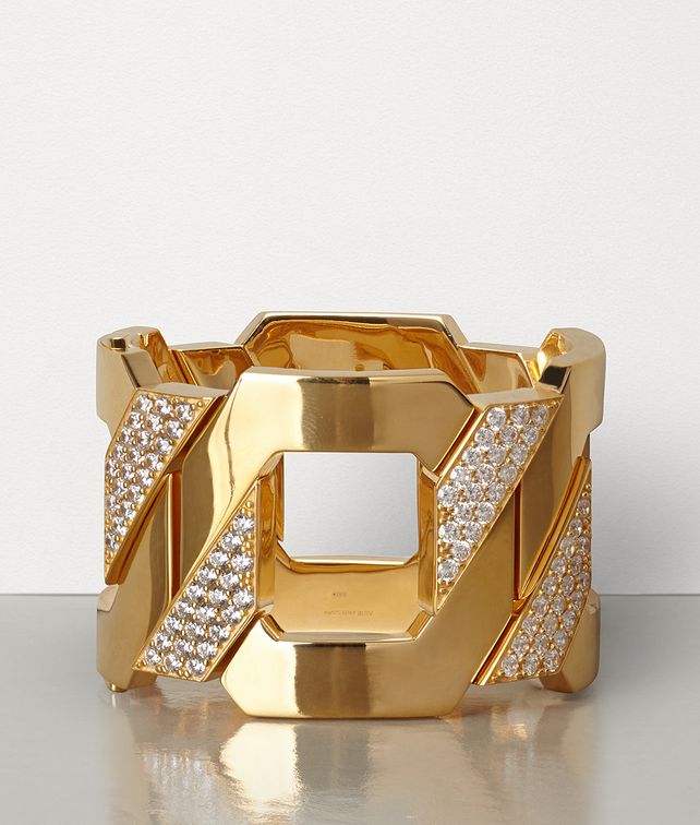 BOTTEGA VENETA BRACELET IN ZIRCONIA AND STERLING SILVER Bracelet Woman fp