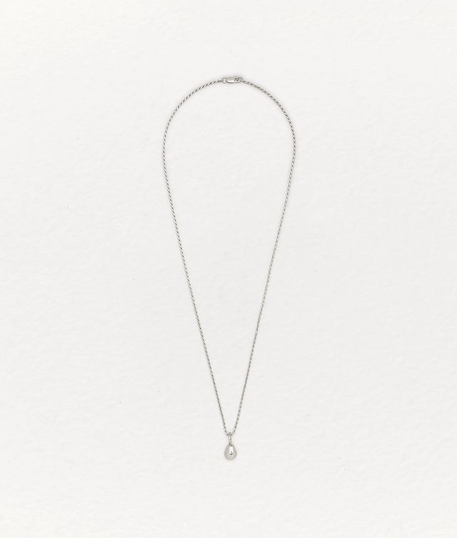 BOTTEGA VENETA PENDANT IN STERLING SILVER Necklace E fp