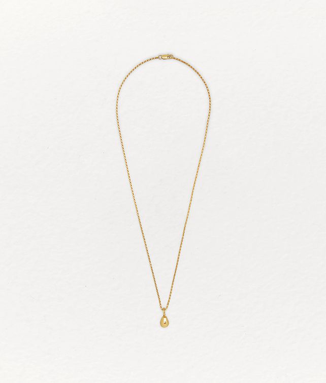 BOTTEGA VENETA PENDANT IN STERLING SILVER Necklace Man fp