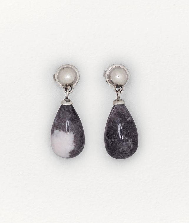BOTTEGA VENETA EARRINGS IN DIASPER AND ANTIQUE SILVER? Earrings Woman fp