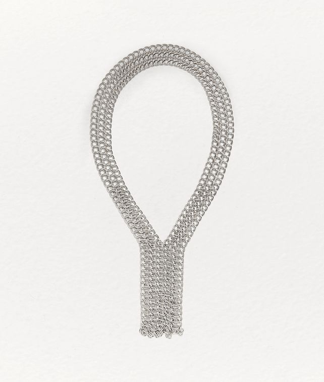 BOTTEGA VENETA シルバー ネックレス ネックレス レディース fp