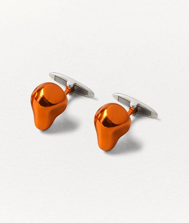 BOTTEGA VENETA CUFFLINKS IN SILVER Other Jewellery Man fp