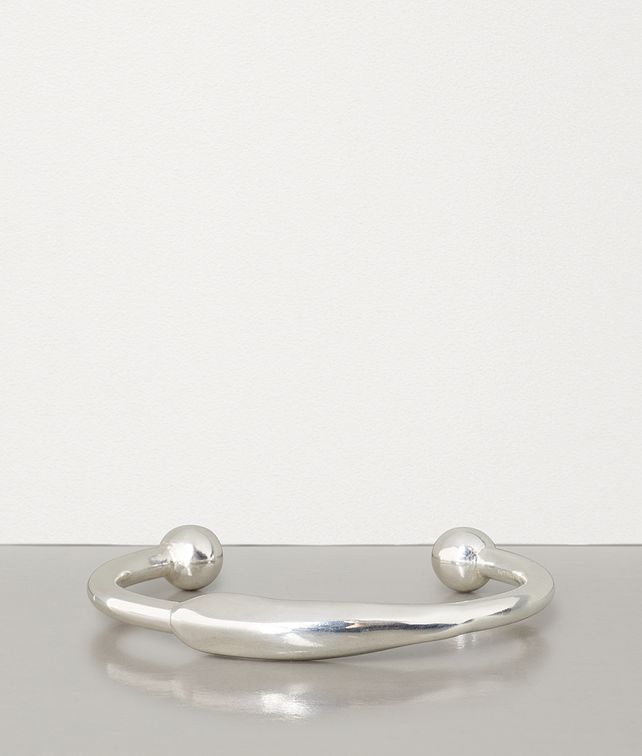 BOTTEGA VENETA BRACELET IN SILVER Bracelet Man fp