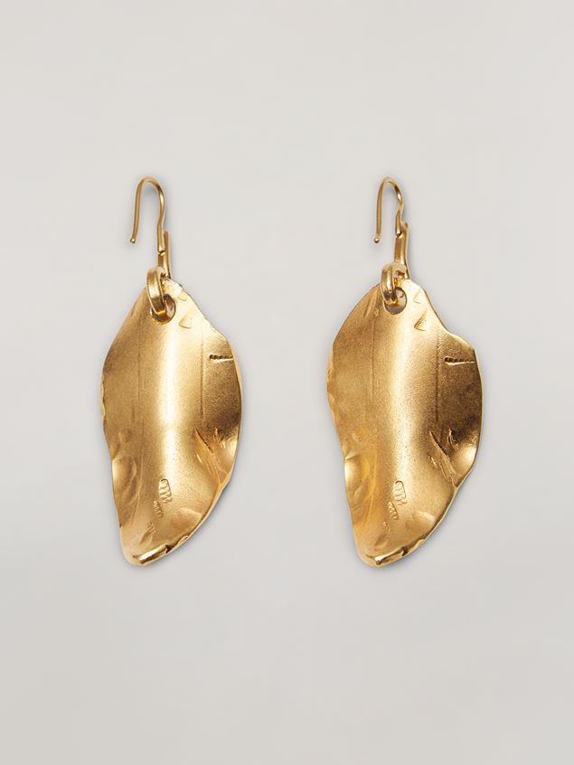 Pendientes Marni Pendientes NATURE de metal con colgante en forma de hoja Mujer
