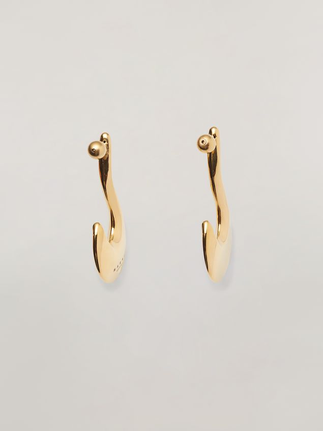 Pendientes Marni Pendientes BLOW UP de metal con colgante en forma de gancho Mujer