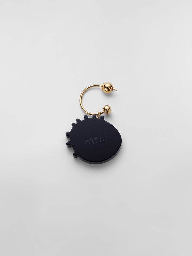 Pendientes Marni Pendientes WANDERING IN STRIPES de resina y metal con colgante Mujer