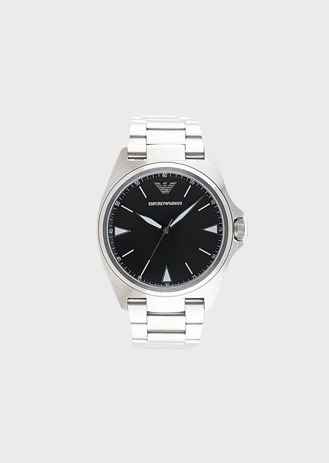 armani metal watch