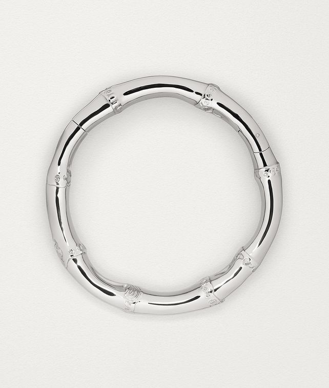 BOTTEGA VENETA NECKLACE IN STERLING SILVER Necklace Woman fp