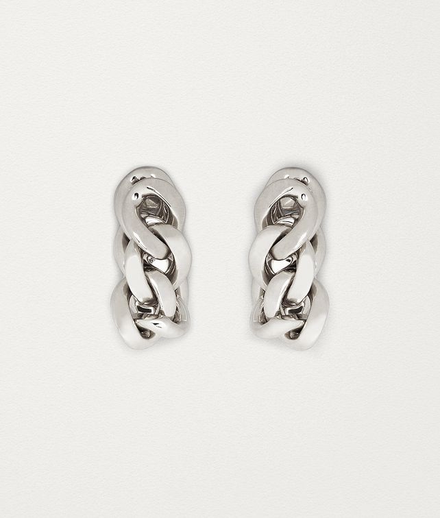BOTTEGA VENETA EARRINGS IN STERLING SILVER Earrings Woman fp