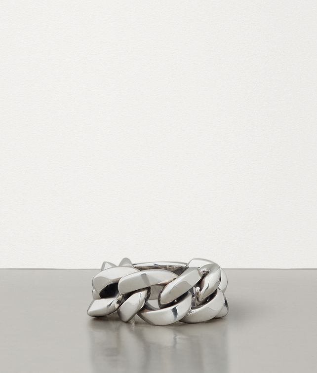BOTTEGA VENETA RING IN STERLING SILVER Ring Woman fp