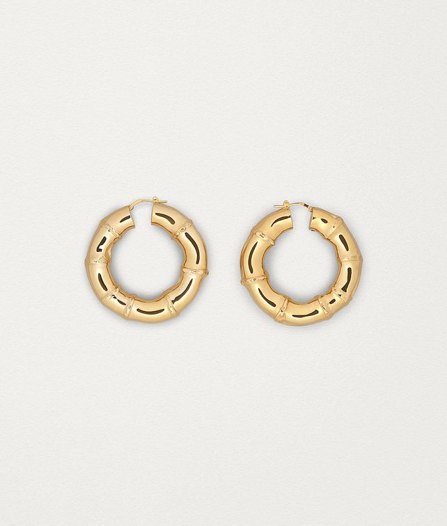 BOTTEGA VENETA EARRINGS IN GOLD-PLATED SILVER Earrings Woman fp