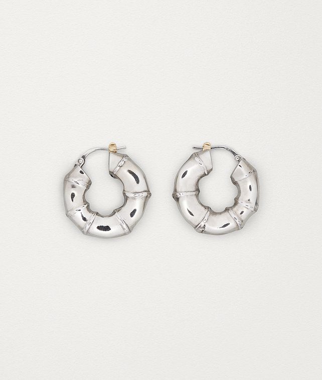 BOTTEGA VENETA EARRINGS IN STERLING SILVER Earrings Woman fp