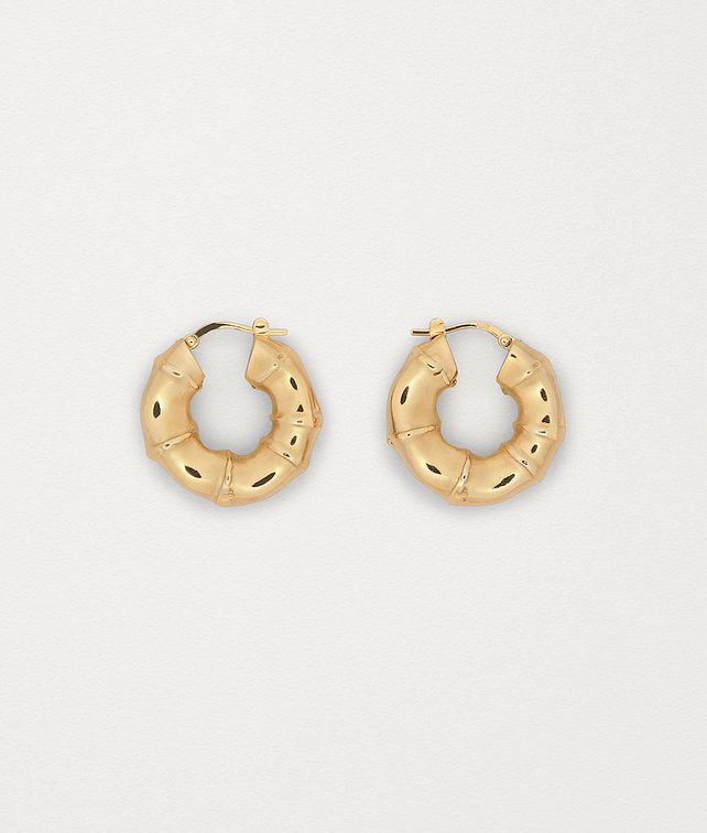 BOTTEGA VENETA EARRINGS IN GOLD-PLATED SILVER Earrings Woman fp