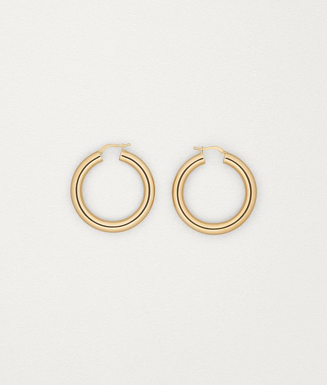 BOTTEGA VENETA EARRINGS IN GOLD PLATED SILVER Earrings Woman fp