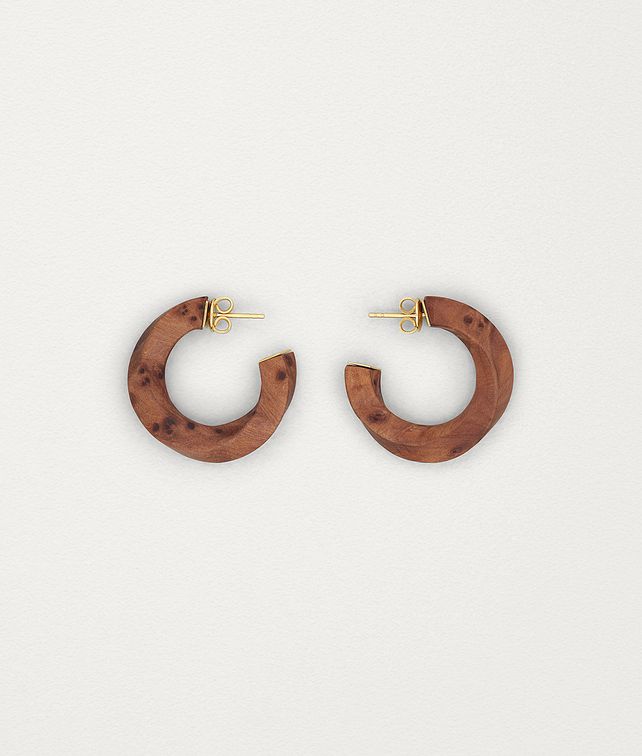 BOTTEGA VENETA EARRINGS IN STERLING SILVER AND RADICA Earrings Woman fp