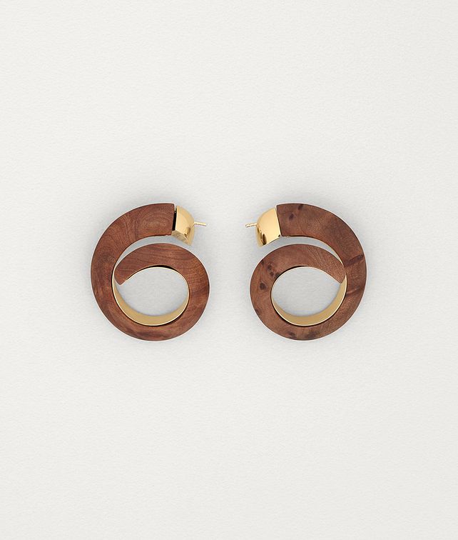 BOTTEGA VENETA EARRINGS IN STERLING SILVER AND RADICA Earrings Woman fp