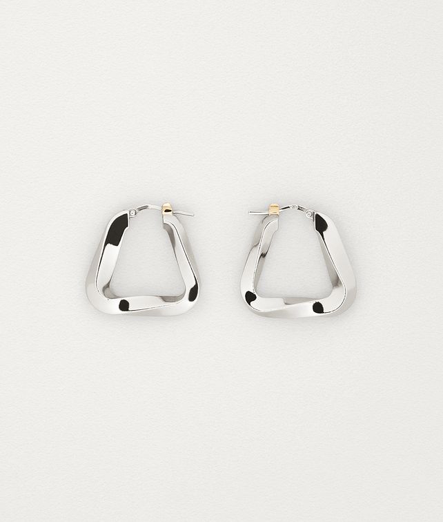 BOTTEGA VENETA EARRINGS IN STERLING SILVER Earrings Woman fp
