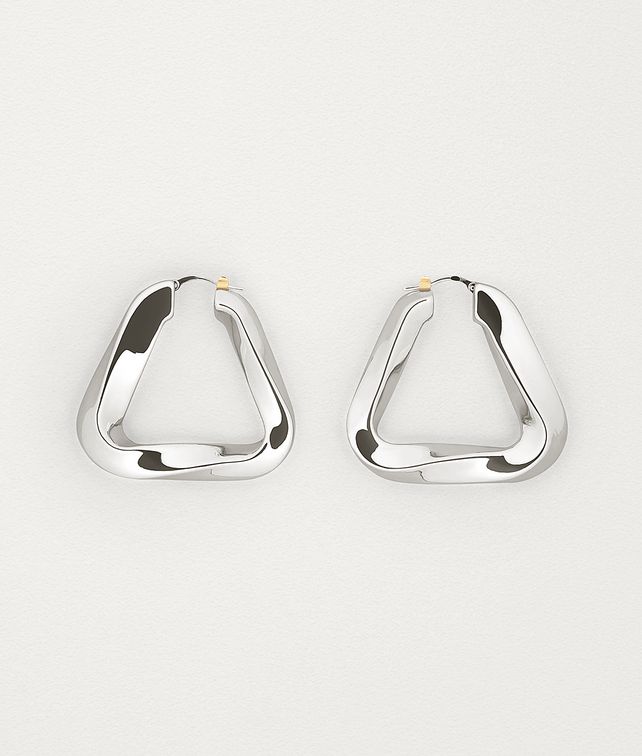 BOTTEGA VENETA EARRINGS IN STERLING SILVER Earrings Woman fp