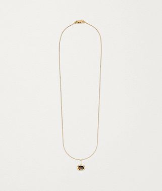 PENDANT IN GOLD-PLATED SILVER AND RESIN