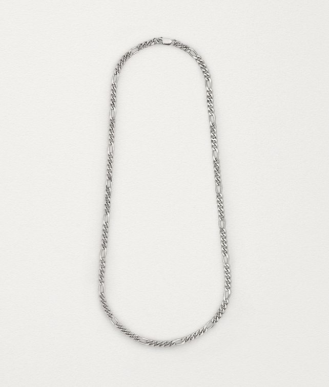 BOTTEGA VENETA NECKLACE IN STERLING SILVER Necklace Man fp
