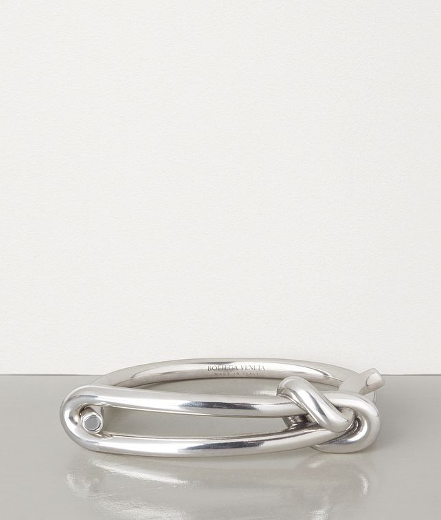 BOTTEGA VENETA BRACELET IN STERLING SILVER Bracelet Man fp