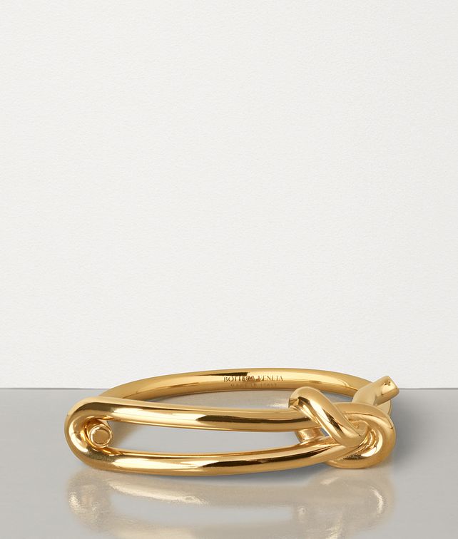 BOTTEGA VENETA BRACELET IN GOLD PLATED SILVER Bracelet Man fp
