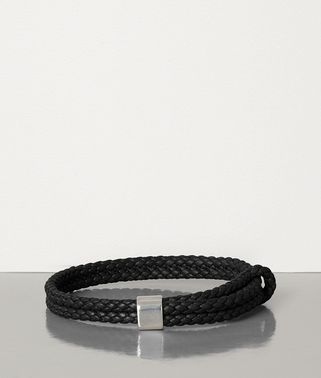 BRACELET IN SILVER AND NAPPA BRACELET IN SILVER AND NAPPA