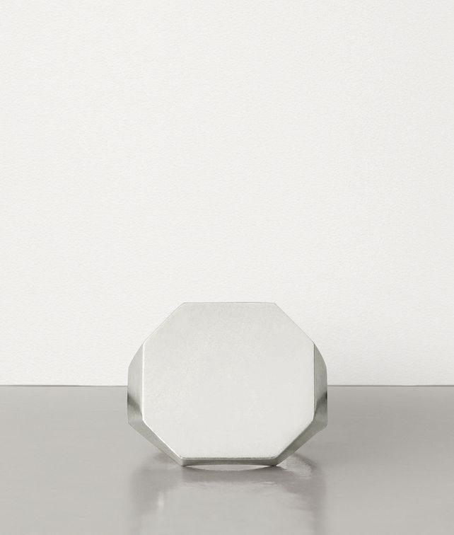 BOTTEGA VENETA RING IN STERLING SILVER Ring Man fp