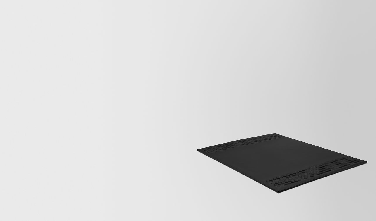 nero nappa leather desk blotter landing