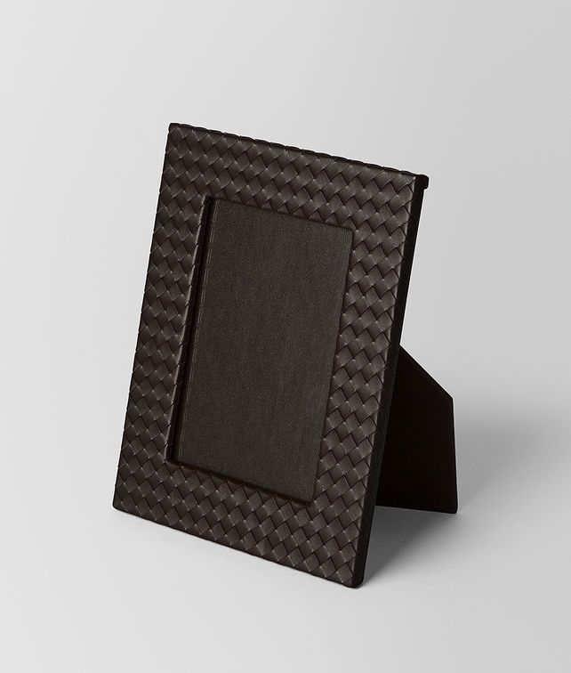 BOTTEGA VENETA ESPRESSO INTRECCIATO NAPPA LEATHER MEDIUM PHOTO FRAME Photo frame E fp