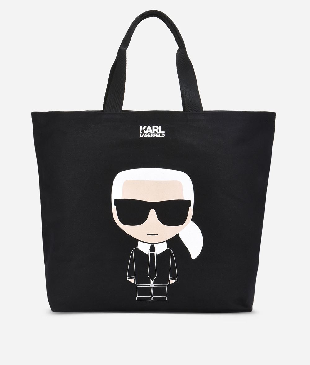 KARL LAGERFELD K/Ikonik Canvas Tote Bag Canvas Shopper Woman f