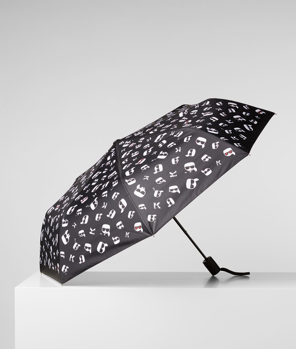 KARL LAGERFELD K/Ikonik Printed Umbrella Umbrella Woman f