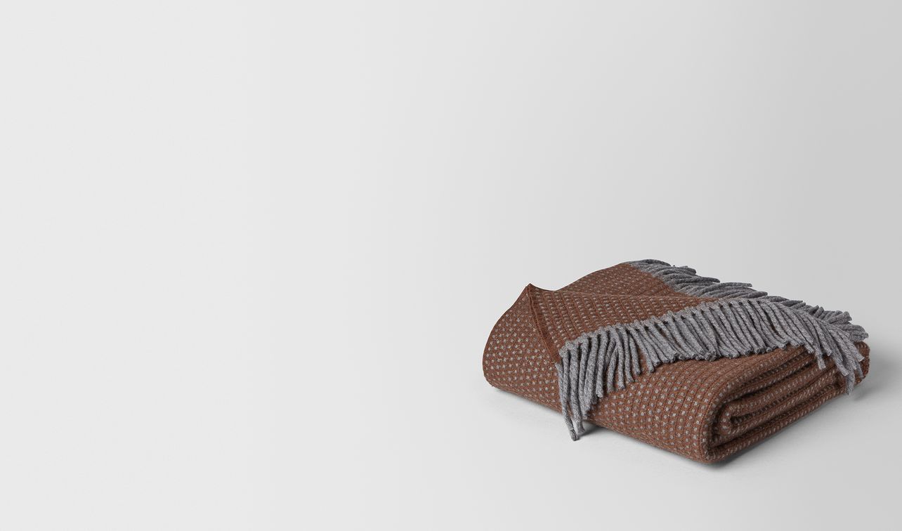 anthracite dark brown cashmere dagan blanket landing