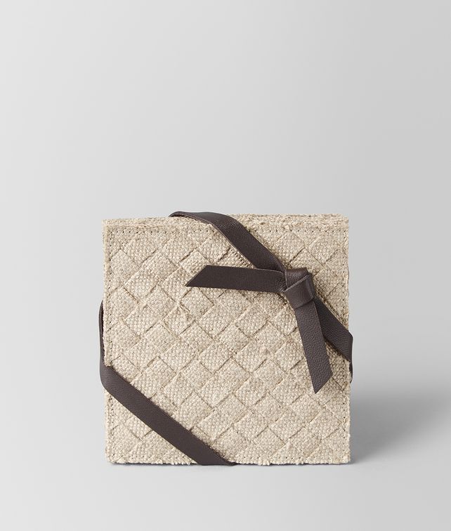 BOTTEGA VENETA PALLADIO INTRECCIATO LINEN COASTERS TABLETOP E fp