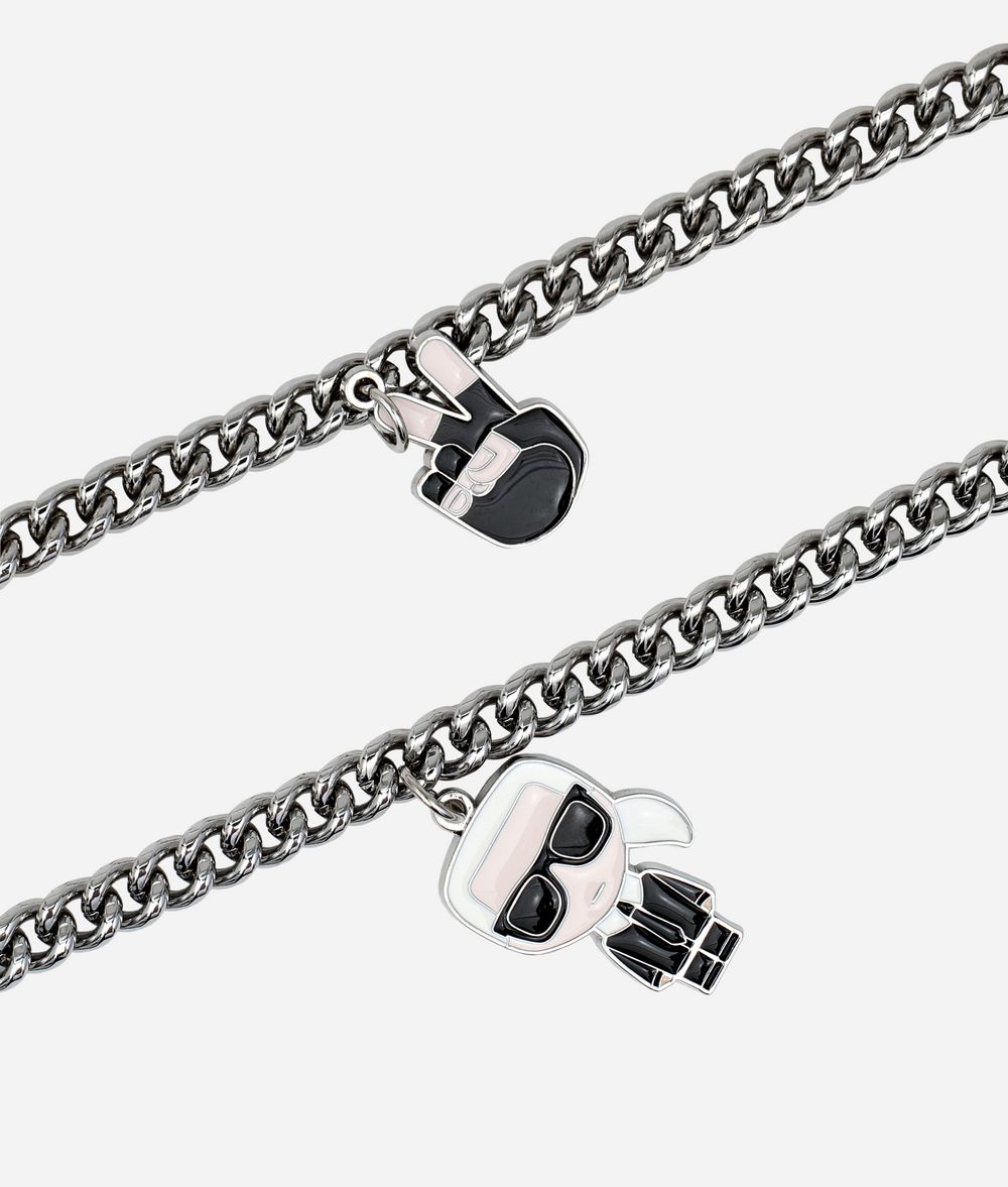 KARL LAGERFELD K/Ikonik Charms Chain Shoulderstrap Woman d