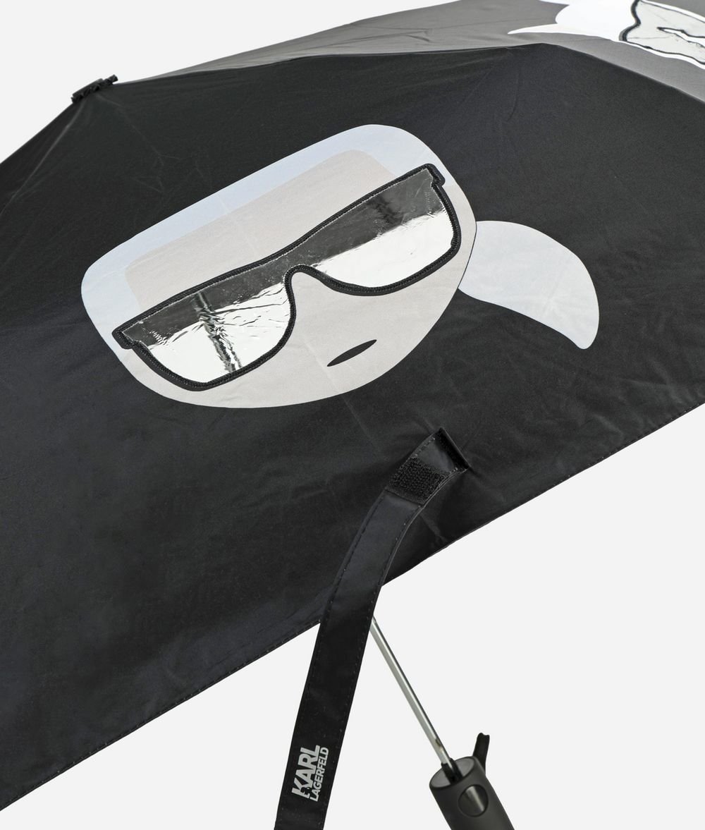 KARL LAGERFELD K/アイコニック プリント アンブレラ 傘 レディース d