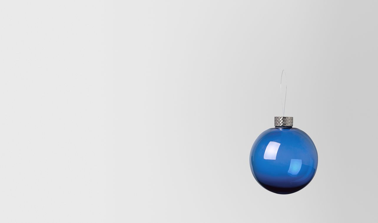 ornament in glass landing