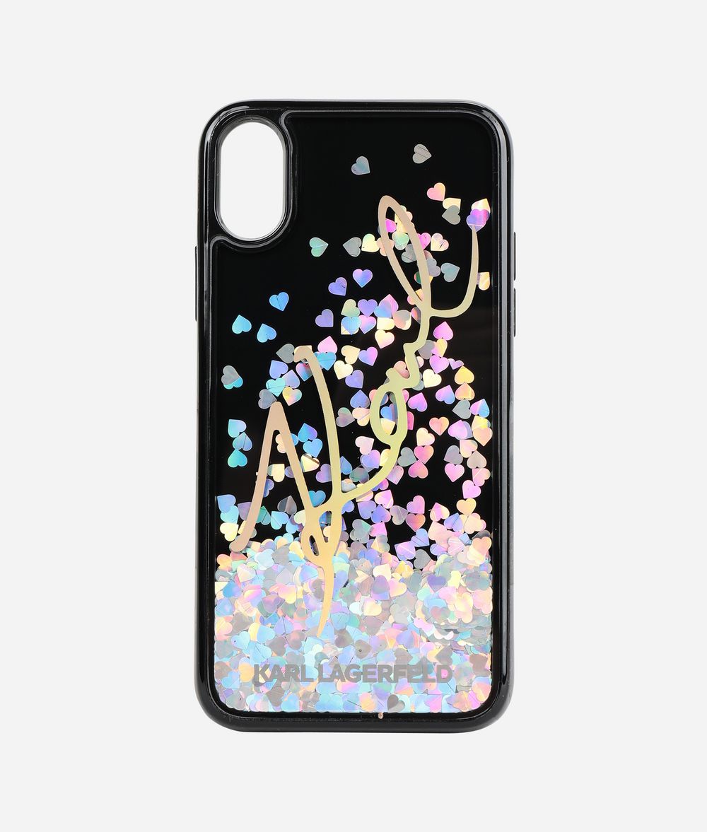 KARL LAGERFELD K/Signature iPhone X Cover iPad/iPhone Case Woman f