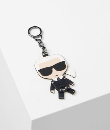 KARL LAGERFELD K/IKONIK KEYCHAIN