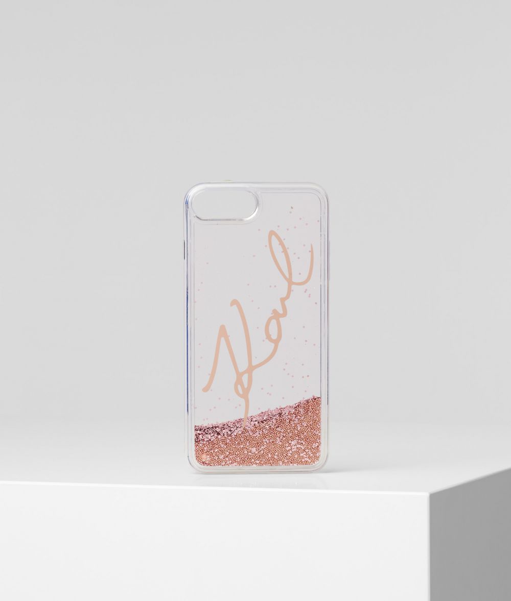 KARL LAGERFELD K/Signature iPhone 8+ Cover iPad/iPhone Case Woman f