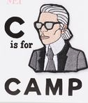 KARL LAGERFELD K/MET PORTRAIT PATCH
