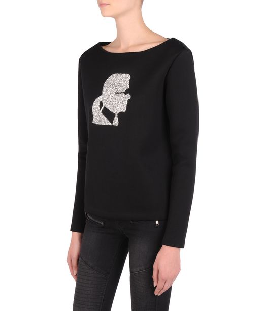 KARL LAGERFELD Sparkle Karl sweatshirt 12_f