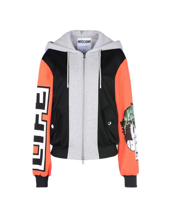 Zip sweatshirt Woman MOSCHINO Zip sweatshirt Woman MOSCHINO